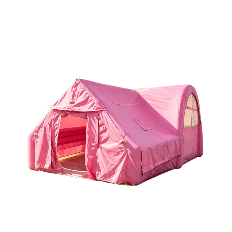 Outdoor Tent Playhouse - 12.6sqm Inflatable Camping Tent, All-in-One Air