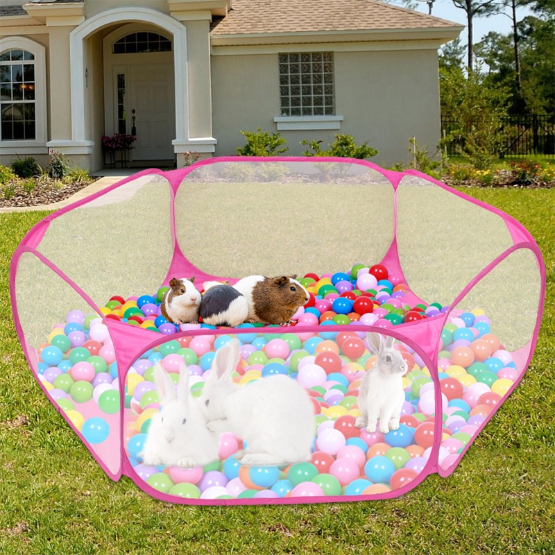 Outdoor Tent Playhouse - Portable Folding Pet Playpen Tent Breathable