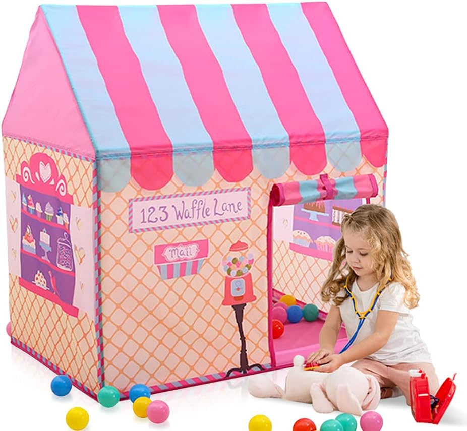 Outdoor Tent Playhouse - Boys Girls Toys Children Indoor Playhouse