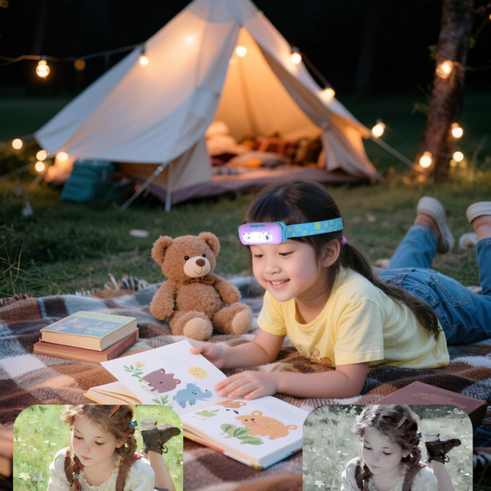 Kids Outdoor Zone - Quality LED Headlamp For For Cycle