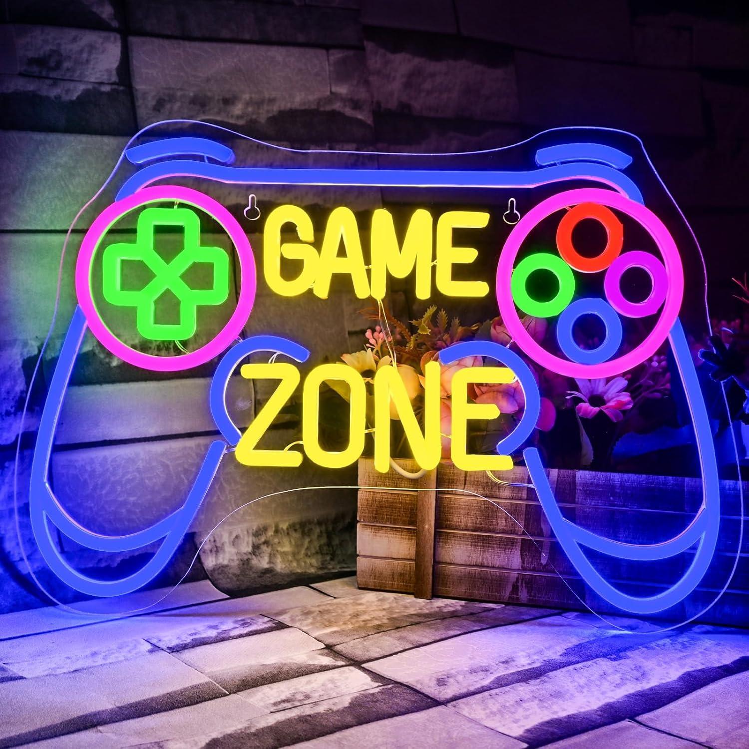Game Zone Neon Sign USB Dimmab - Kids Outdoor Zone review and price