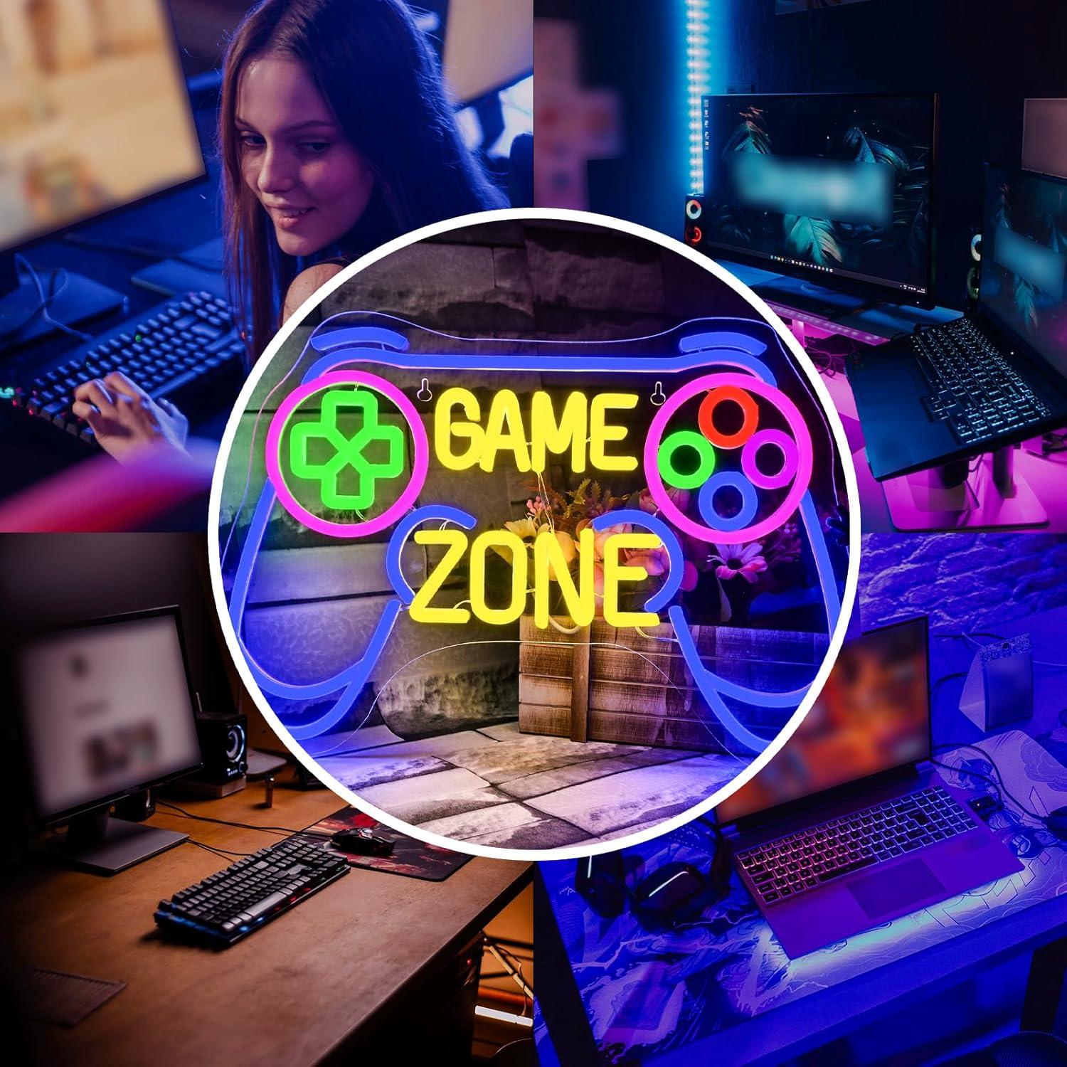 Game Zone Neon Sign USB Dimmab - Kids Outdoor Zone review and price