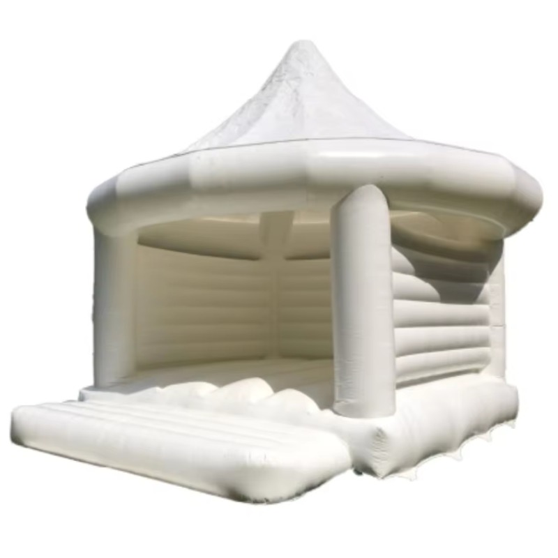 Inflatable White Wedding Bounc - Kids Outdoor Games review and price