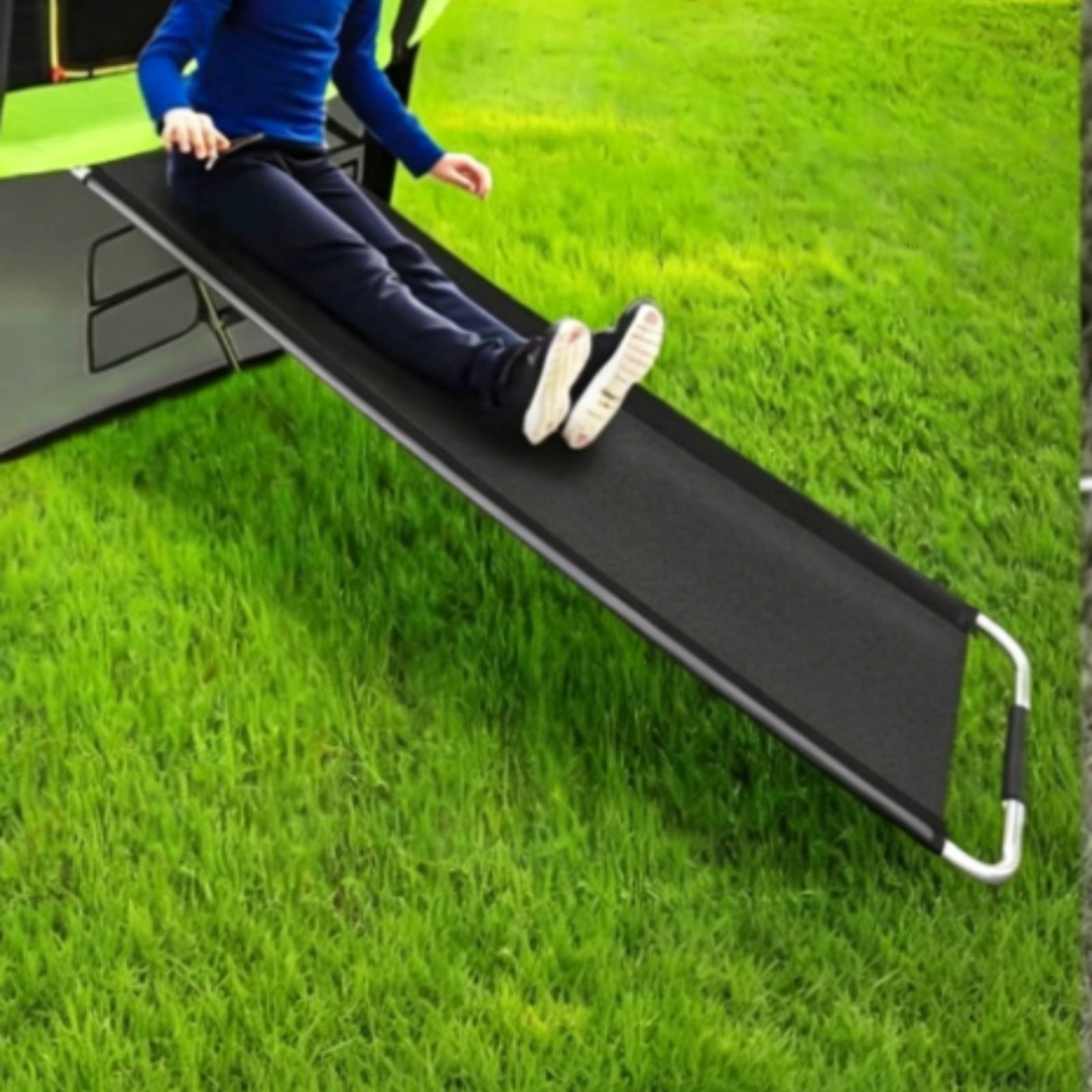 Kids Trampoline with Slide Ind - Kids Outdoor Climbing Equipment review and price