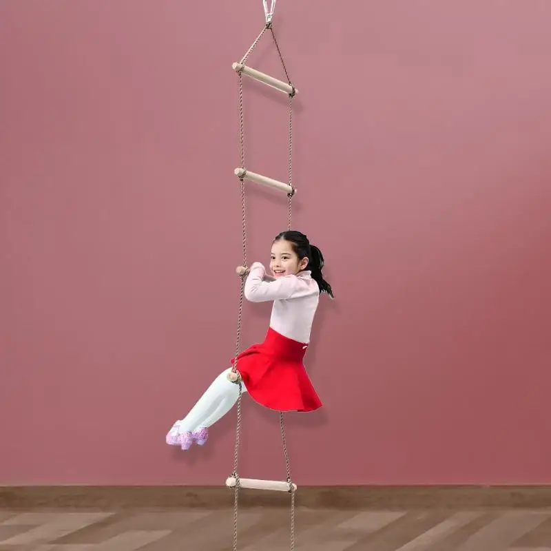 Kids Wooden Ladder Outdoor Act - Kids Outdoor Climbing Equipment review and price