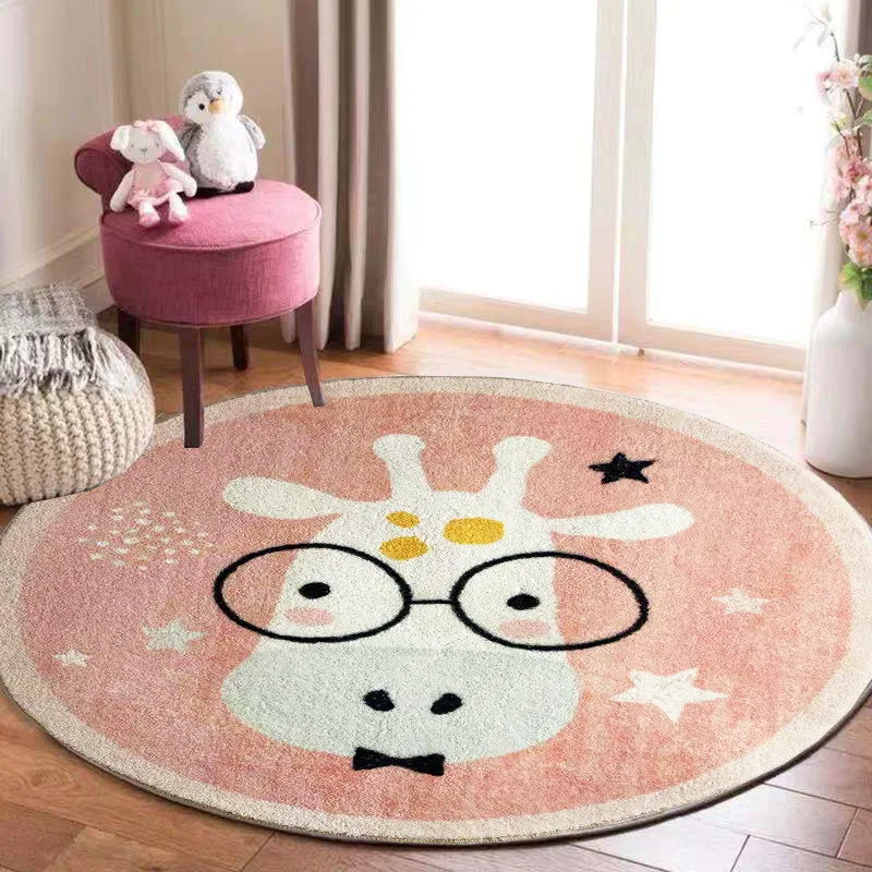 Cartoon Giraffe Round Mat Chil - Kids Outdoor Floor Cushions review and price