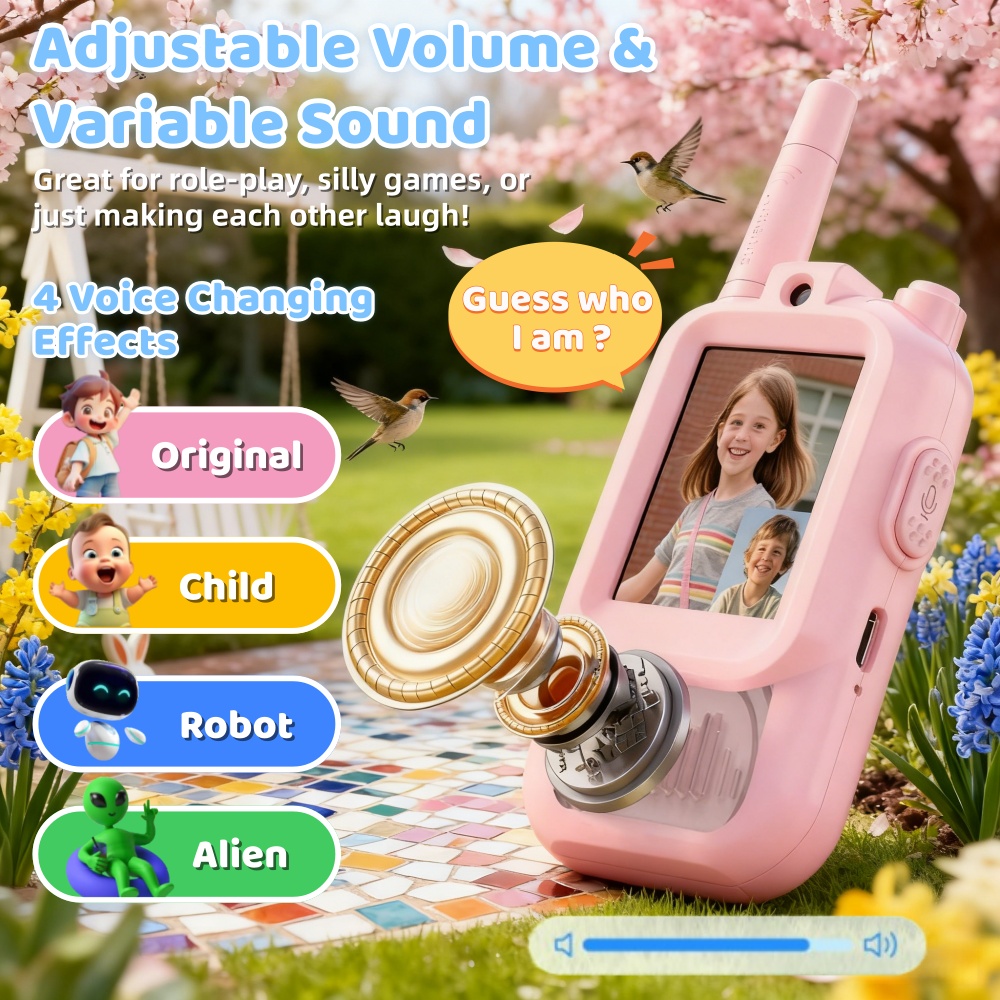2PCS Video Walkie Talkie For K - Kids Outdoor Wagon review and price