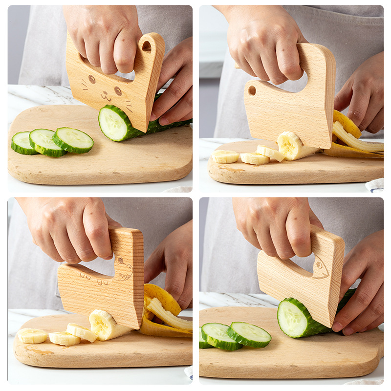 Wooden Kids Knife for Cooking  - Kids Outdoor Mud Kitchen Accessories review and price