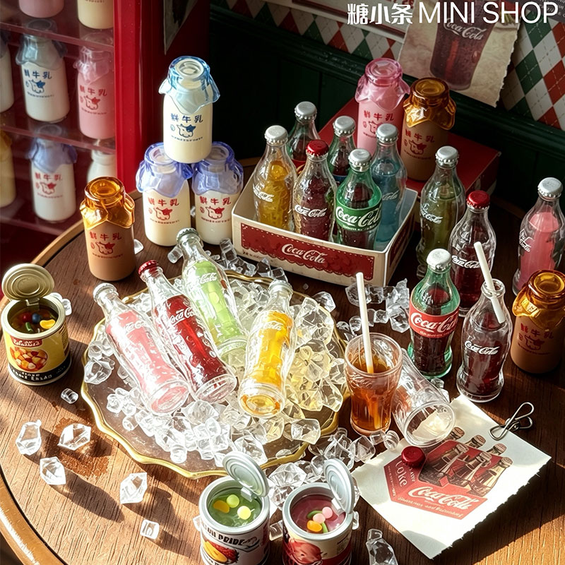 Mini Cola Milk Bottle Set 6 Co - Kids Outdoor Mud Kitchen Accessories review and price