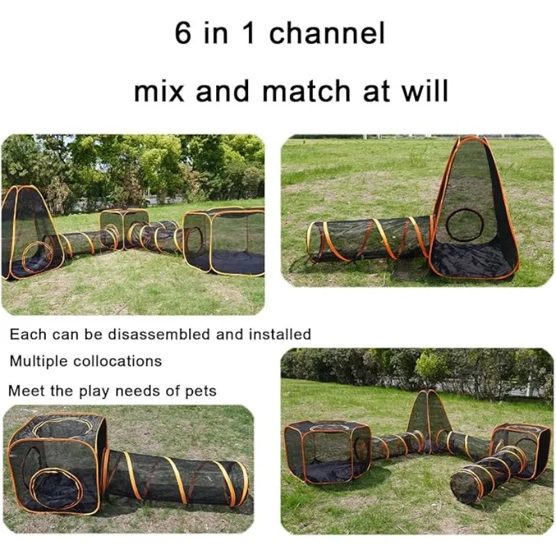 6-in-1 Tent Cat Enclosures wit - Outdoor Tent Playhouse review and price