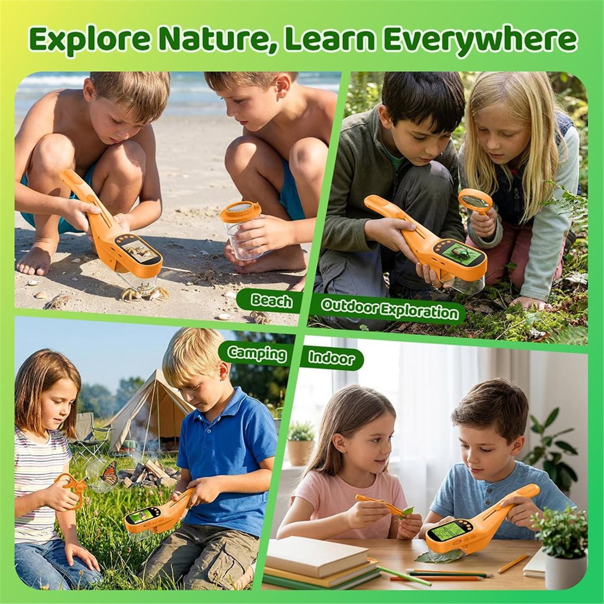 500X Handheld Microscope for K - Kids Outdoor Microscope review and price