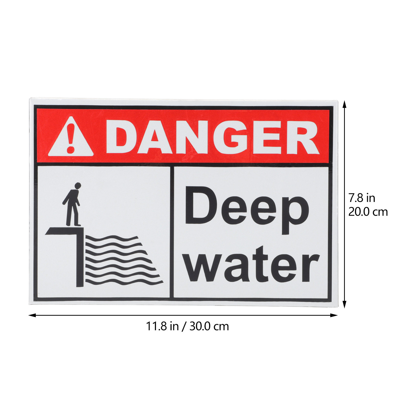 Danger Deep Water Sign Outdoor - Kids Outdoor Zone review and price