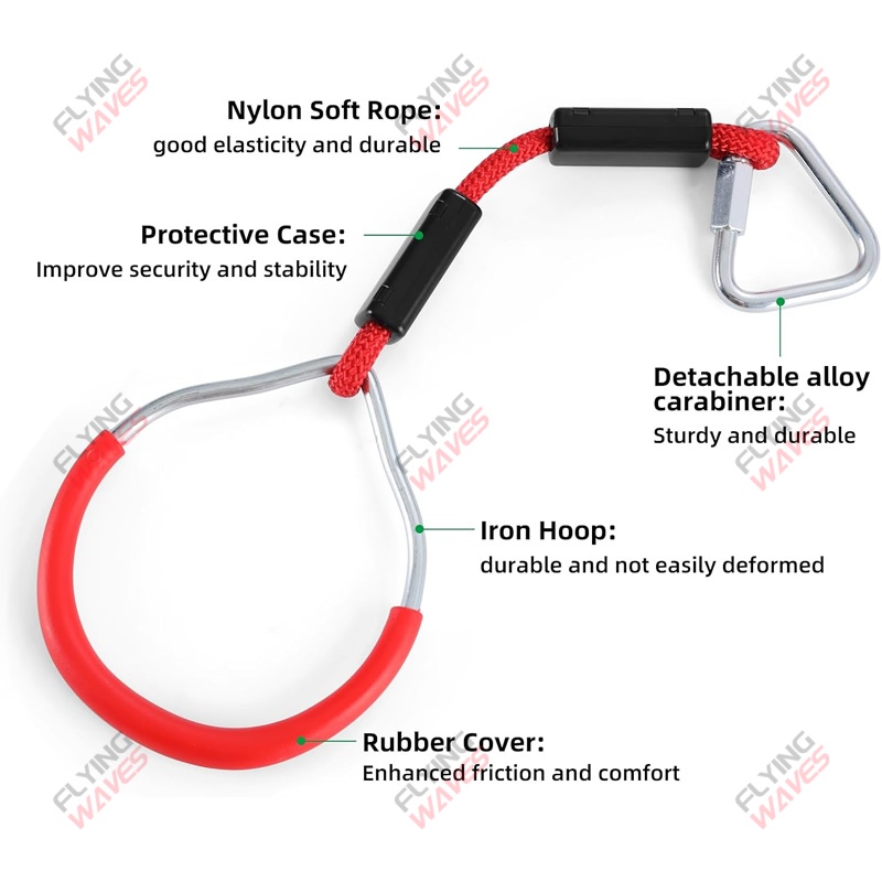Kids Hanging GYM Ring Swing Cl - Kids Outdoor Climbing Equipment review and price