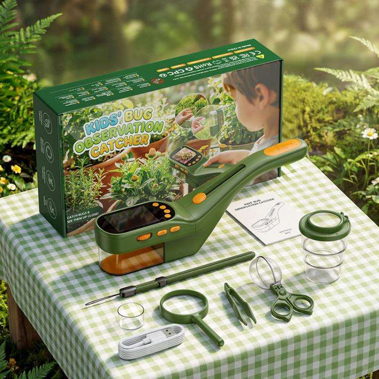 Plastic Kids Bug Viewer 500X H - Kids Outdoor Microscope review and price
