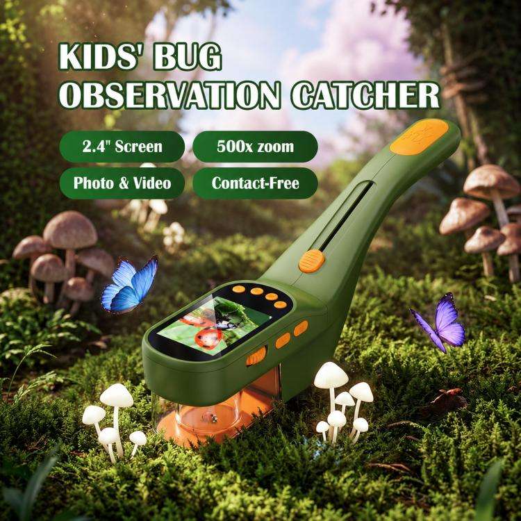 Plastic Kids Bug Viewer 500X H - Kids Outdoor Microscope review and price