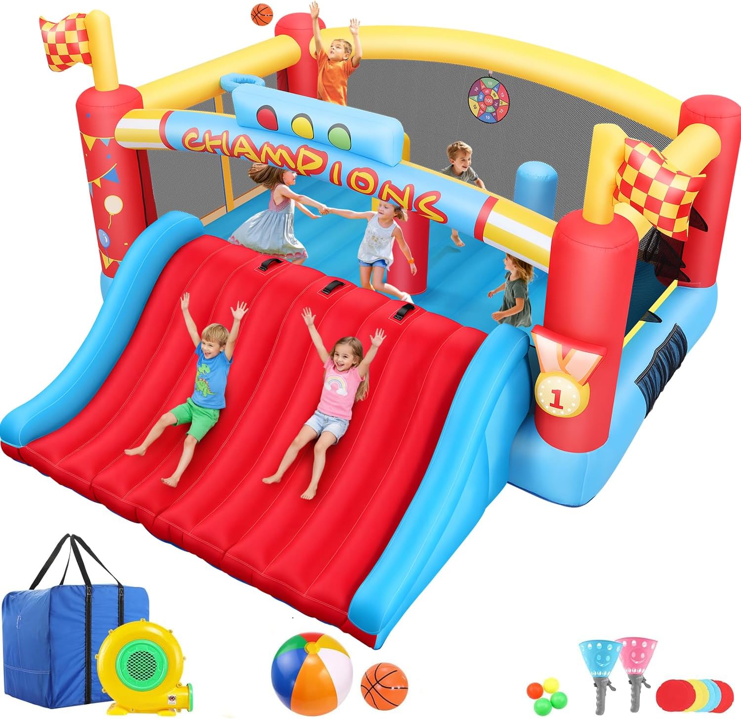 13FT Big Inflatable Bounce Hou - Kids Outdoor Games review and price