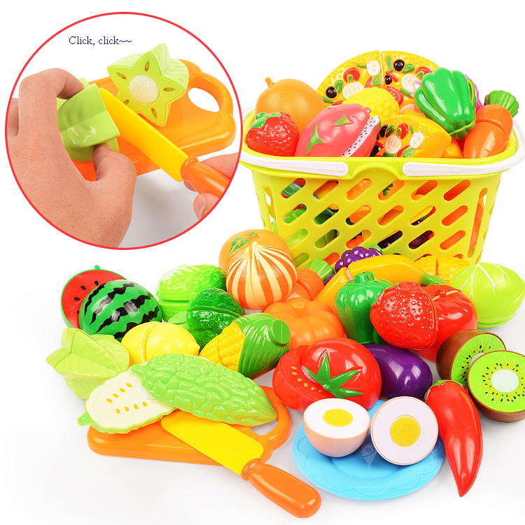 Cutting Play Food Set For Kids - Kids Outdoor Mud Kitchen Accessories review and price