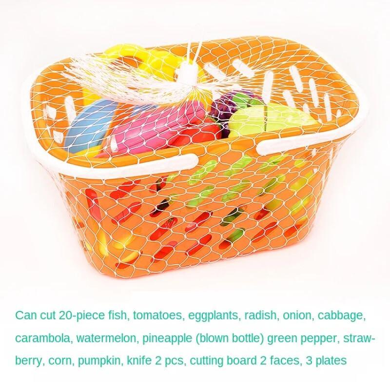 Cutting Play Food Set For Kids - Kids Outdoor Mud Kitchen Accessories review and price