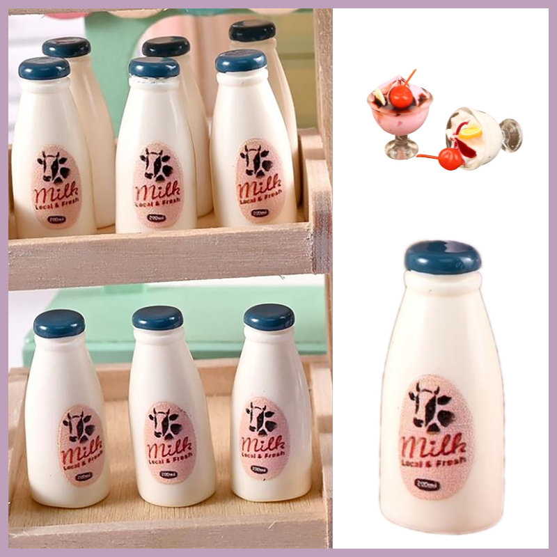 Miniature Food Model Toy Milk  - Kids Outdoor Mud Kitchen Accessories review and price