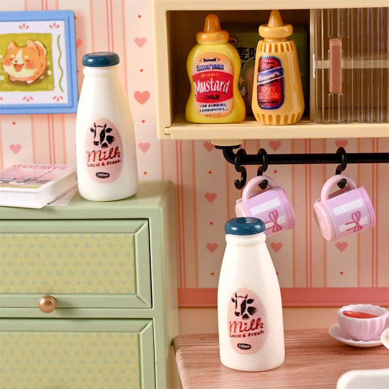 Miniature Food Model Toy Milk  - Kids Outdoor Mud Kitchen Accessories review and price