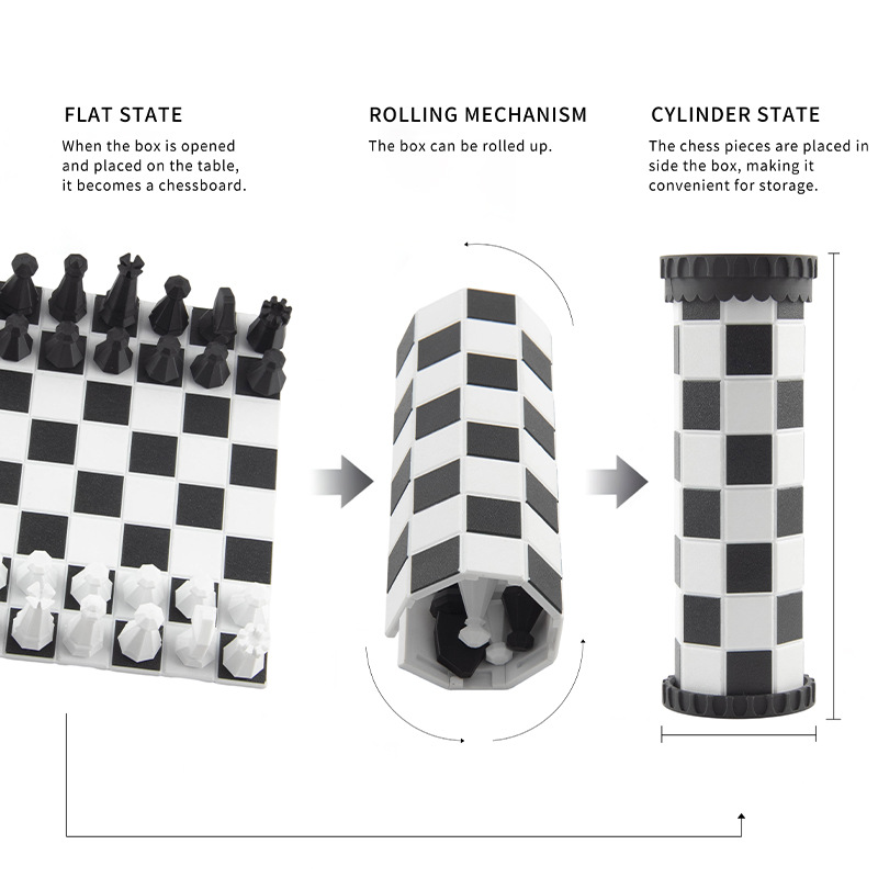 2 in 1 Portable Chess Game Set - Kids Outdoor Activity Toys review and price
