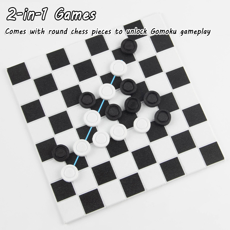 2 in 1 Portable Chess Game Set - Kids Outdoor Activity Toys review and price